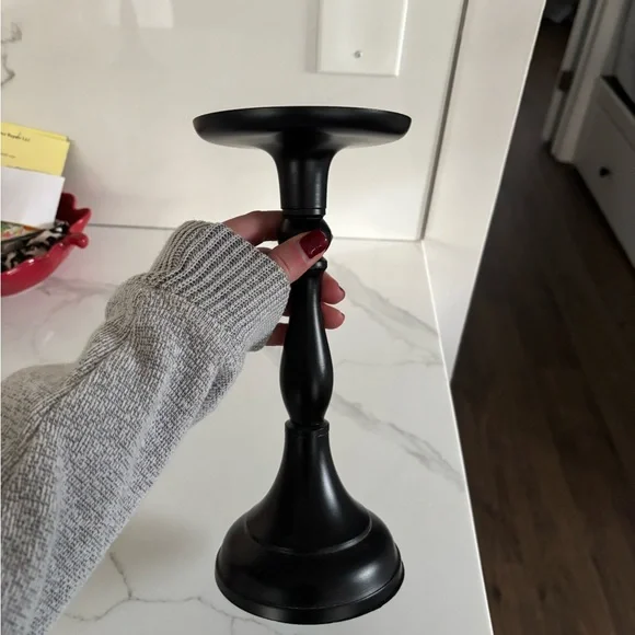 Like New Black Candle Stick - Picture 3 of 4